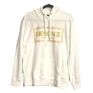 Fendi x Versace Cotton (Unisex) Hoodie White x gold XL